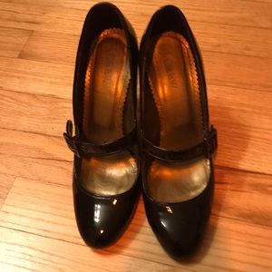 JCrew Black Patent Leather Mary Janes